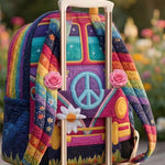 Hippie Van Quilted Backpack