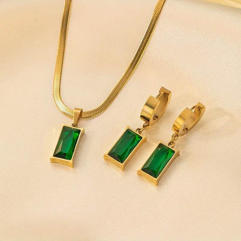 Iselotte Verdain Jewellery Set - Gold