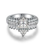 Odette Mercer Ring | White Gold
