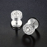 Theron Keyline Stud Earring | Gold