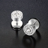 Theron Keyline Stud Earring | Gold