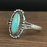 BAGUE NL/RETRO TURQUOISE BAGUE BOHÈME MARQUISE BAGUE PERSONNALISÉ ETHNIQUE FEMMES GESCHIKT QUOTIDIEN USAGE PARFAIT CADEAU AMOUREUX SAINT-VALENTIN FÊTES NOËL