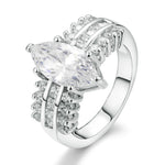 Odette Mercer Ring | White Gold