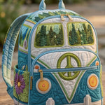 Hippie Van Quilted Backpack