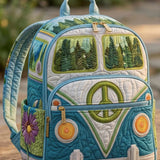 Hippie Van Quilted Backpack