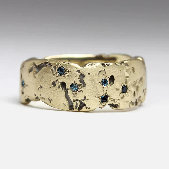 BAGUE ÉCLAT BLEU PIERRE