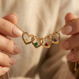 COLLIER CŒURS ENTRELACÉS À MA MÈRE
