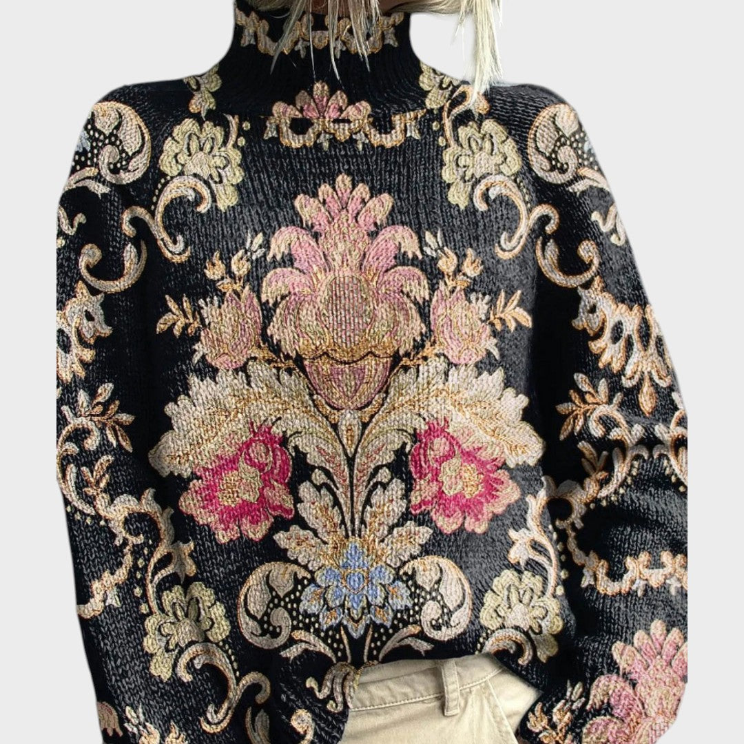 BENEDITA | PULL TRICOTÉ ARTISTIQUE