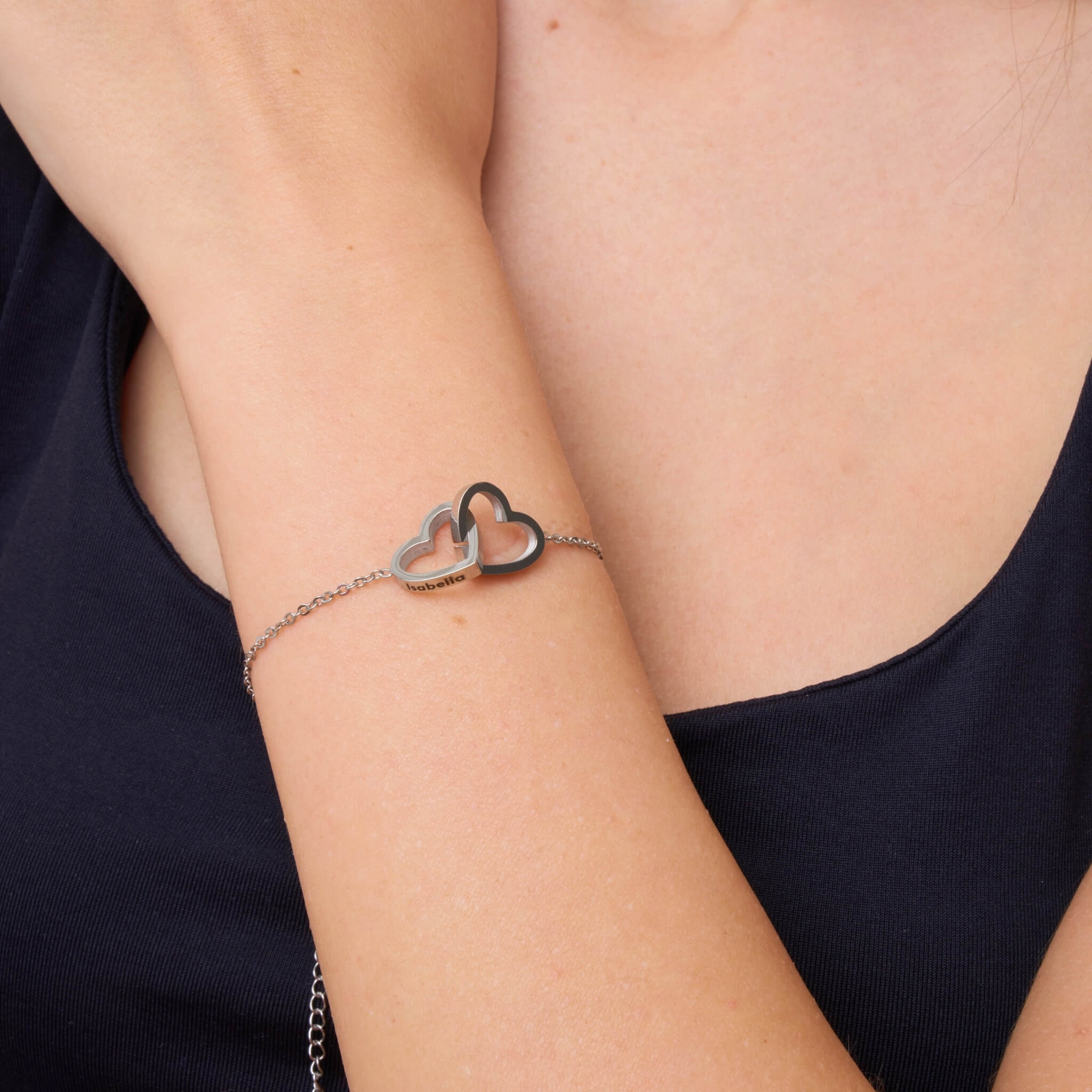 Bracelet Cœurs Personnalisé