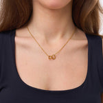 Collier Cœurs Entrelacés Personnalisé