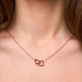 Collier Cœurs Entrelacés Personnalisé