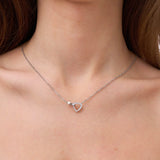 Collier Cœurs Entrelacés Personnalisé
