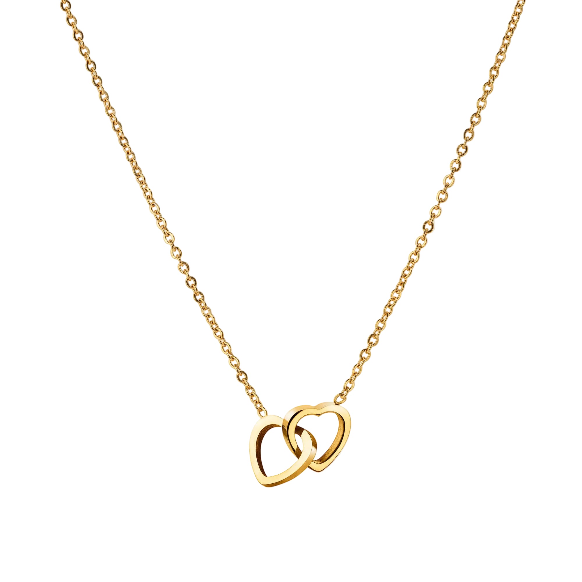 Collier Cœurs Entrelacés Personnalisé