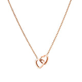 Collier Cœurs Entrelacés Personnalisé