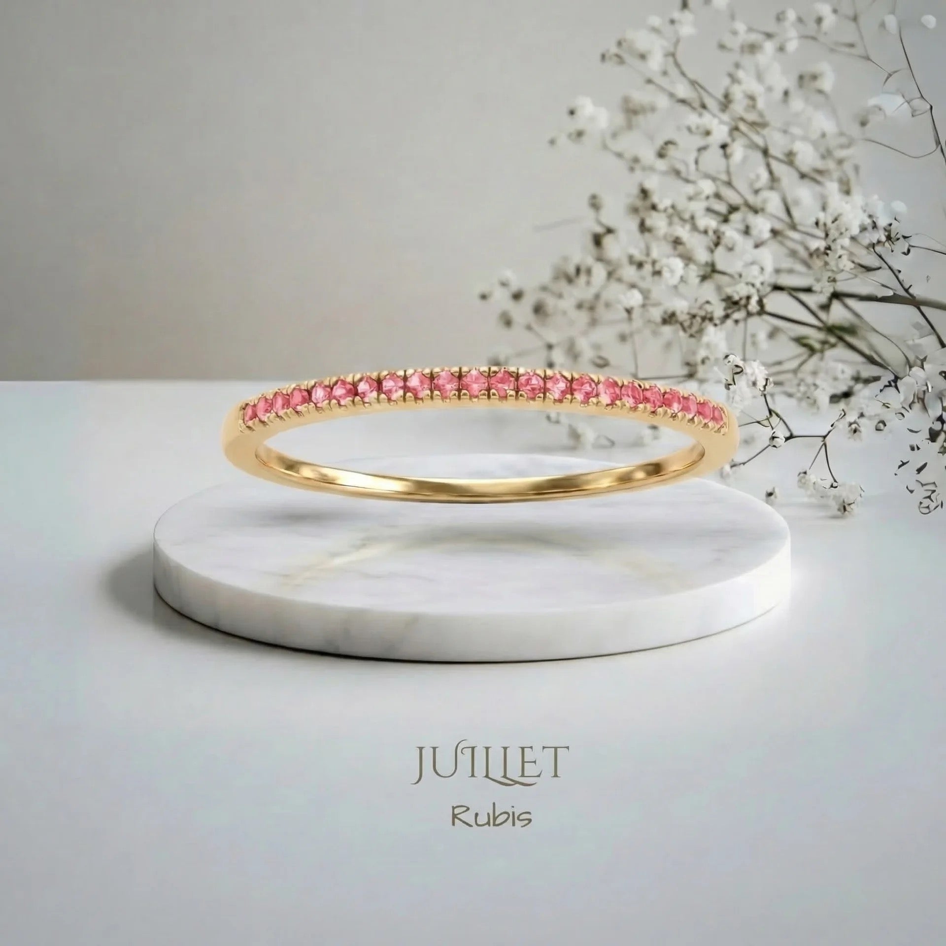 BAGUE AVEC PIERRE DE NAISSANCE