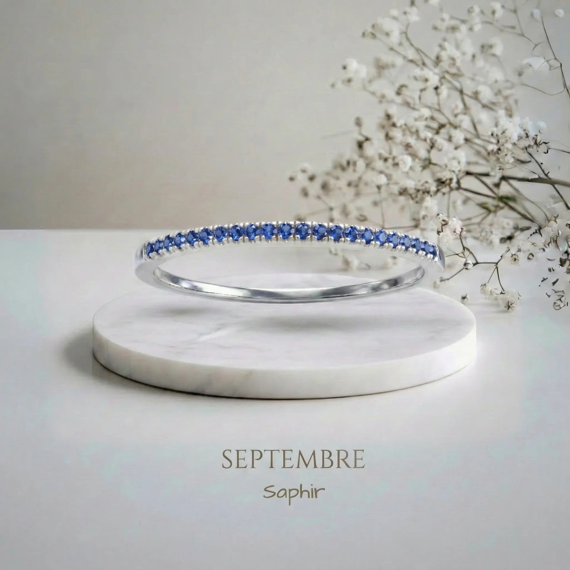 BAGUE AVEC PIERRE DE NAISSANCE