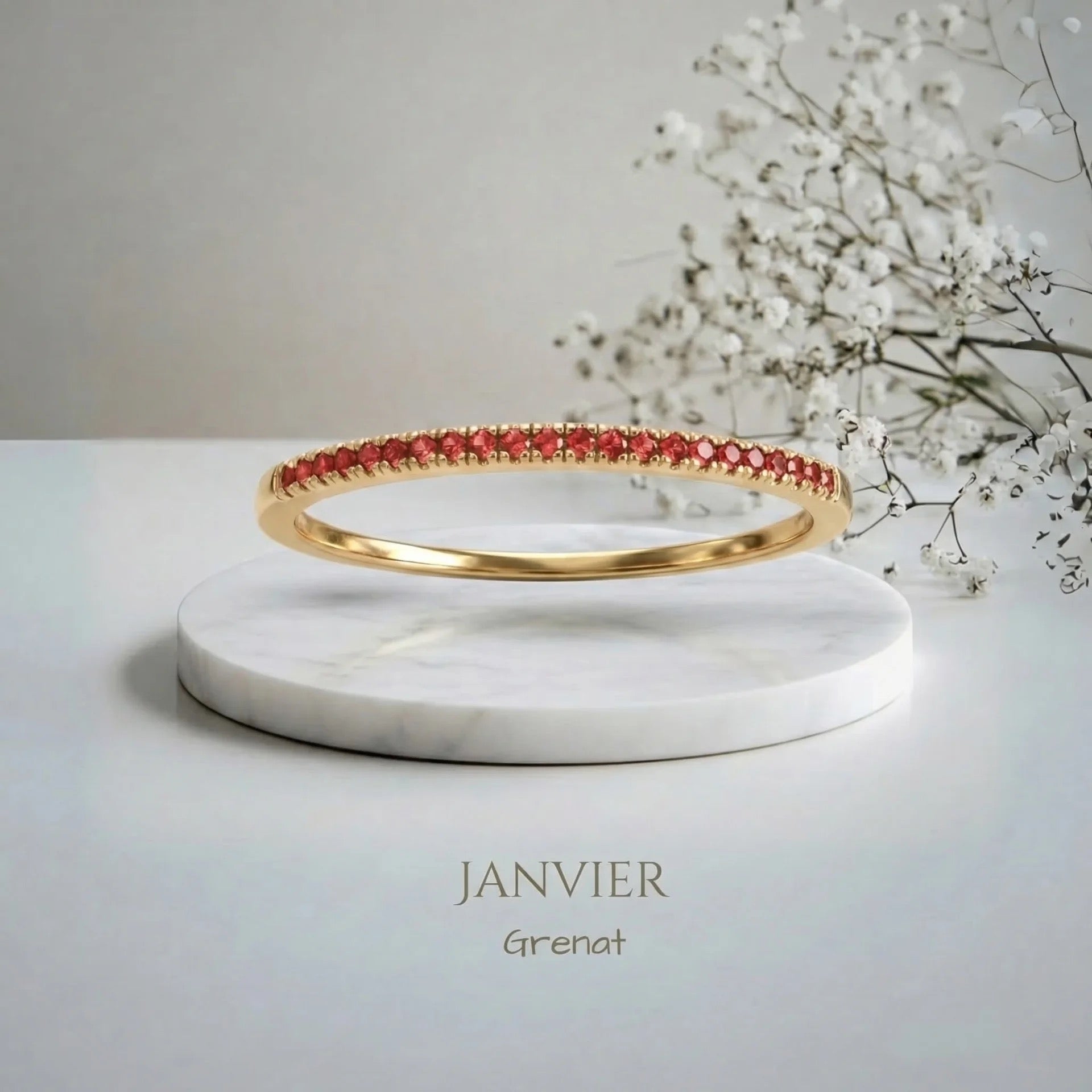 BAGUE AVEC PIERRE DE NAISSANCE