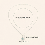 Alindra Voselle Necklace | White Gold