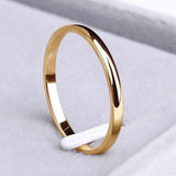 BAGUE SIMPLE EN OR ET ARGENT