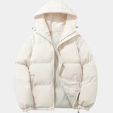 LOUVIANE | MANTEAU MATELASSÉ HIVER À CAPUCHE