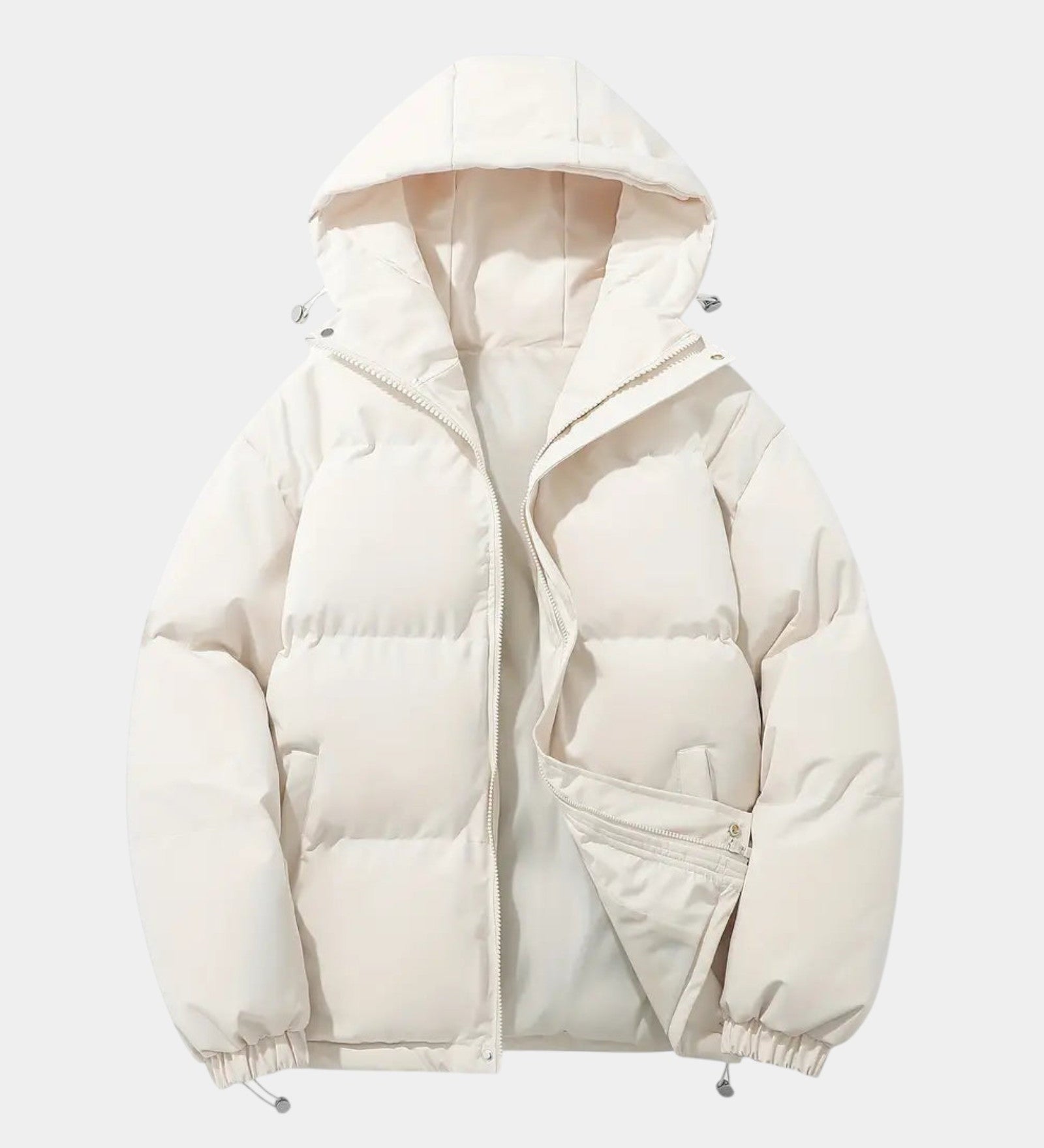 LOUVIANE | MANTEAU MATELASSÉ HIVER À CAPUCHE