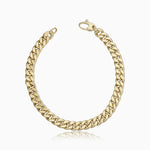 Estate Cuban Bracelet - Gold