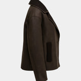 DÉLIANNE | VESTE EN CUIR VINTAGE