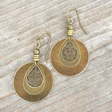 Bohemian Hollow Round Shape Dangle Earrings