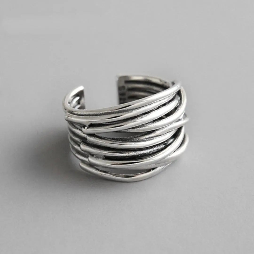 BAGUE RÉGLABLE ARGENT