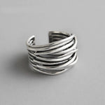BAGUE RÉGLABLE ARGENT