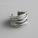 BAGUE RÉGLABLE ARGENT