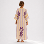 Caftan Sofía Lilas Floral