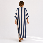 Caftan Yasmina Bleu Marine