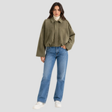 FRANCE | VESTE EN SIMILICUIR COURTE