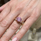 Celia Rosette Ring | White Gold