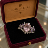 ENSEMBLE MIRAVELLE FEUILLE LUMINEUSE BAGUE | OR BLANC