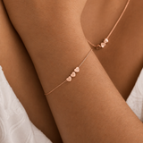 BRACELET INITIALE CŒUR PERSONNALISÉ