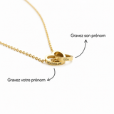 ROSE ÉTERNELLE - COFFRET ROMANTIQUE + COLLIER PERSONNALISÉ