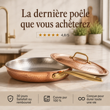 ART CULINAIRE — CASSEROLE ARTISANALE EN CUIVRE