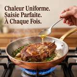 ART CULINAIRE — CASSEROLE ARTISANALE EN CUIVRE