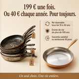 ART CULINAIRE — CASSEROLE ARTISANALE EN CUIVRE