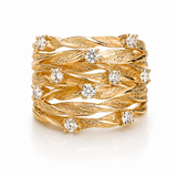 BAGUE VINTAGE ZIRCONE | OR