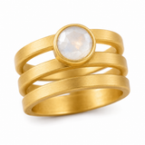 BAGUE VINTAGE PIERRE DE LUNE
