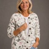 LINA | GILET FLEURI D'AUTOMNE