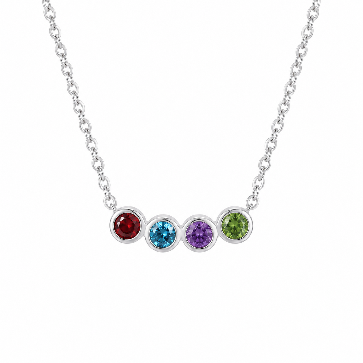 Collier pierres de naissance – pour maman
