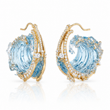 Boucles d'oreilles serment océan