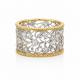 Bague vintage lierre zirconia Mika