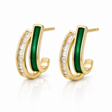 Boucles d'oreilles feuillage Chloé
