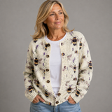 SENA | GILET FLEURI D'AUTOMNE