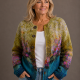 HANNA | GILET FLEURI D'AUTOMNE